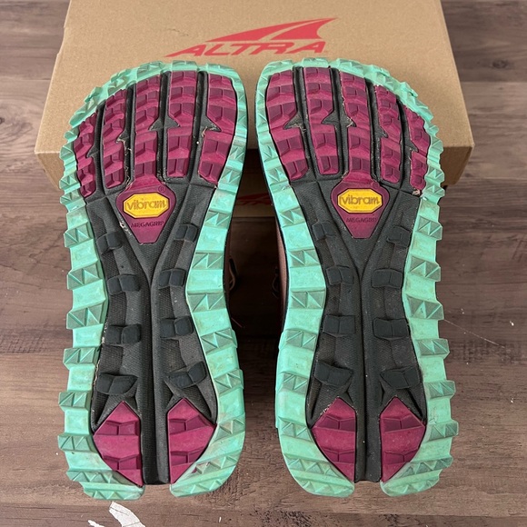 ALTRA Women's Olympus 5 Low Trail Hiking/Running Shoes Brown/Red Size 8 - Picture 8 of 8